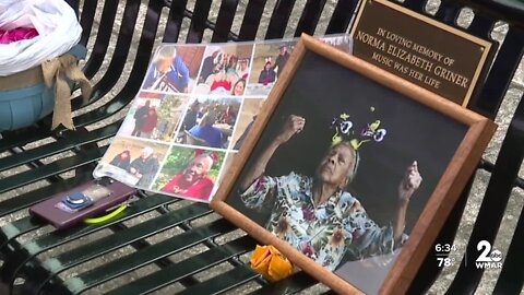 Lake Roland Park bench dedication raises awareness for Alzheimer's