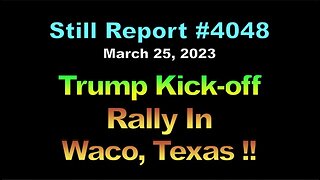 Trump Kick-off Rally in Waco Texas, 4048