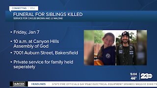 Funeral service to be held for siblings killed in suspected DUI crash