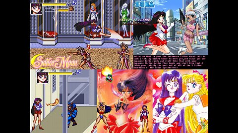 Action Extreme Gaming - Sailor Moon (Sega Genesis Version) Remastered: [Sailor Mars Playthrough]