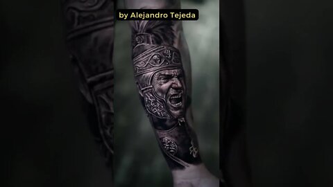 Stunning work by Alejandro Tejeda #shorts #tattoos #inked #youtubeshorts