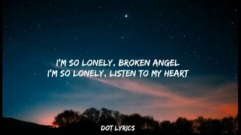 I'm So lonely Broken Angel. Broken Heart 💔