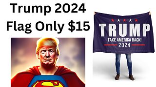 Buy Trump 2024 Flag for Only $15 At 80% off