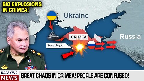 Ukraine War Map Update: Explosions In Crimea One After The Other!