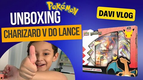 ABRINDO A POKÉMON TCG BOX CELEBRAÇÕES CHARIZARD V DO LANCE