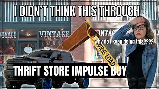 🛒 Buying a MASSIVE Thrift Store Item and NO WAY to Get it Home! I HAD to buy it!!! eBay Reseller