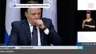 Legault Coughed Into His Hand On Live Video & Immediately Knew He Messed Up (Video)