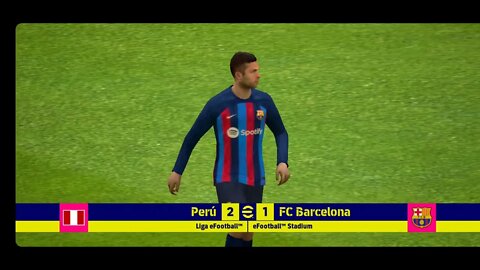 EFOOTBALL: PERÚ vs FC BARCELONA | Entretenimiento Digital 3.0