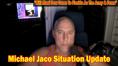 Michael Jaco Sep 17: "Will Maui Dew Come To Florida As The Army And Fema Install Free Blue Roofs?"