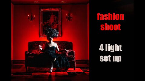 4 Light Set Up- Fashion Photo Shoot for Dramatic Results