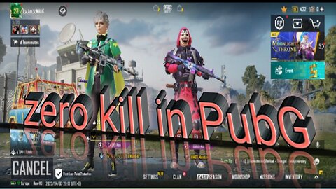 Zero kill in Pubg mobile