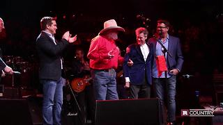 Charlie Daniels accepts the Rare Country Humanitarian of the Year Award | Rare Country