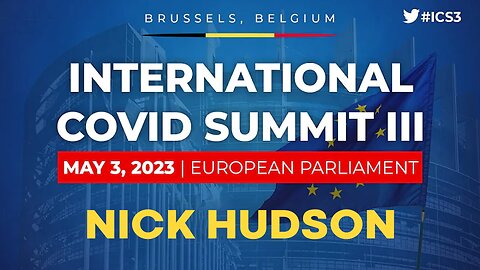 EU Covid Summit 3 | May 3 2023 | Nick Hudson (Chairman: PANDA)