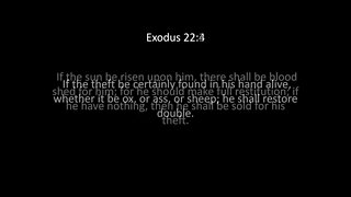 Exodus Chapter 22