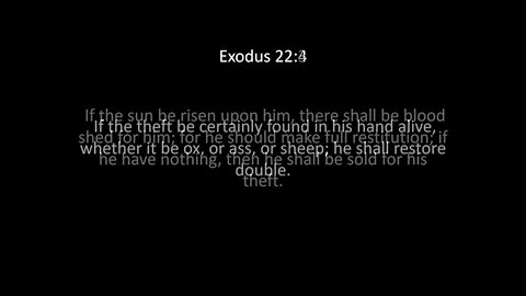 Exodus Chapter 22