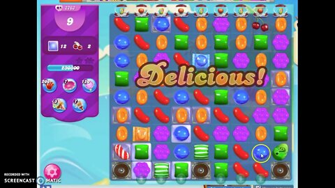 Candy Crush Level 2263 Audio Talkthrough, 1 Star 0 Boosters
