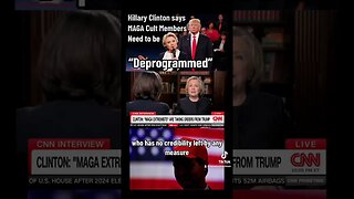 Hillary Clinton says MAGA cult members need to be “Deprogrammed”