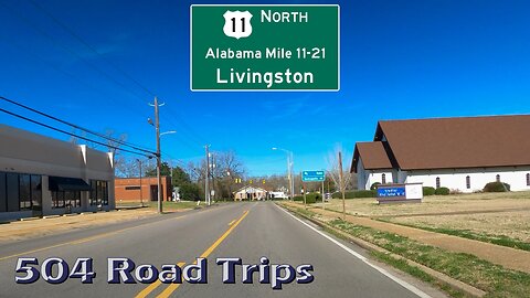 Road Trip #871 - US-11 N - Alabama Mile 11-21 - Livingston