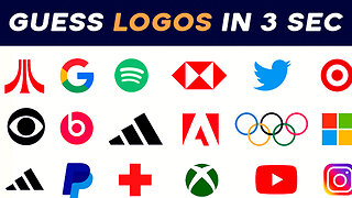 Guess Logos in 3 Seconds | Brand logos Challenge