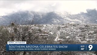 Snow day in Southern Arizona