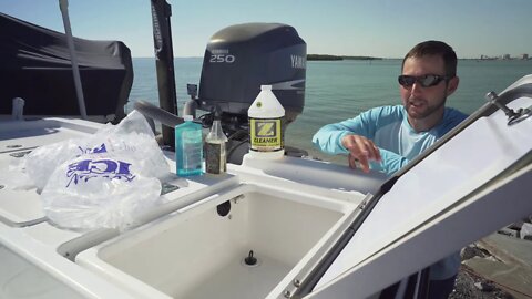Tired of replacing wash buckets? Use this boat compartment instead.