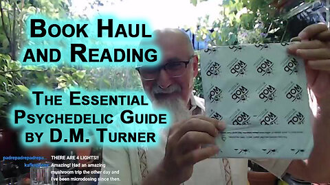 Book Haul and Reading: The Essential Psychedelic Guide by D.M. Turner [ASMR]