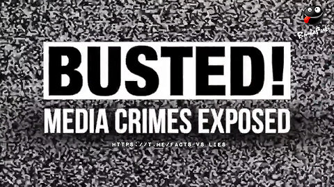 BUSTED ! Media Crimes Exposed !!!