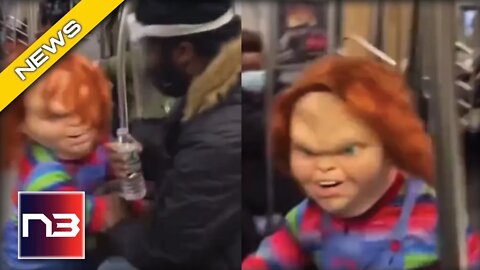 Woman Attacked By Chuckie On Subway In A Frightening Video… Absolutely Terrifying!