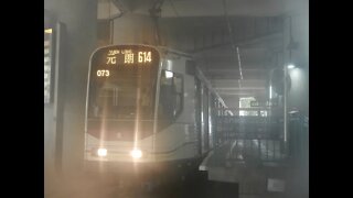 [假日打回原形]輕鐵1002-1038行走614線往屯門碼頭全程行車片段