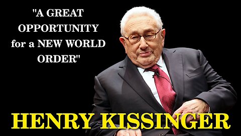 Henry Kissinger - Obama and The New World Order | 01-05-2009 | 432hz [hd 720p]