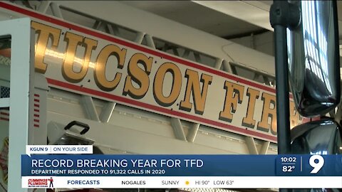 TFD responds to record-breaking amount of calls in 2020
