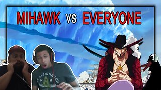 Mihawk vs Marineford