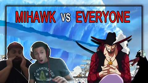 Mihawk vs Marineford