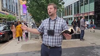 Street Preaching Toronto - Sinners need mercy