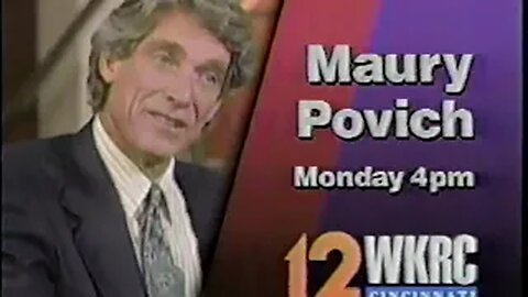 May 29, 1994 - Maury Povich Cincinatti Bumper