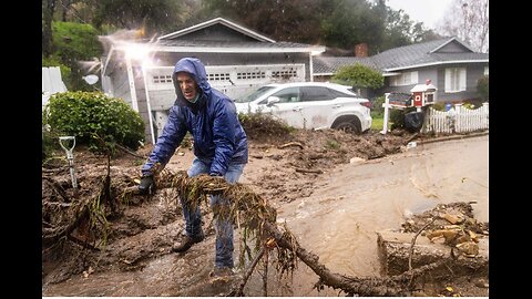 Atmospheric river lashes California with heavy rain and wind