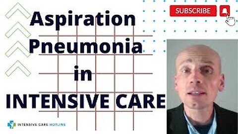 Aspiration Pneumonia in intensive care! Live stream!