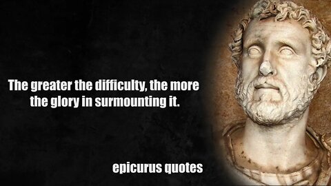 STOIC QUOTES - EPICURUS - STOIC WISDOM