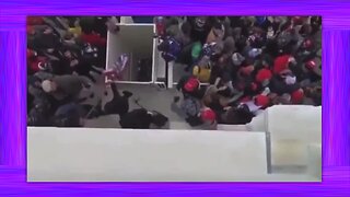 J6 - ANTIFA BREAKING CAPITOL WINDOWS WHILE TRUMP SUPPORTERS TRY TO STOP THEM