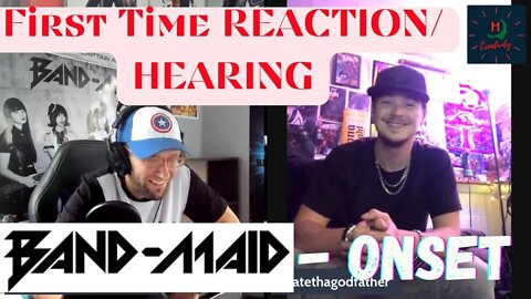 Introducing Nate to Band Maid " ONSET"!! Video Reaction Collab of Band Maid " Onset"!!!