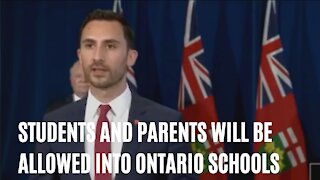 Ontario Students & Parents Will Be Allowed Into Schools To Get Their Belongings