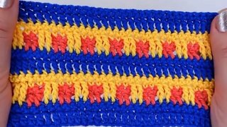 How to crochet interesting stitch for blanket simple tutorial by marifu6a