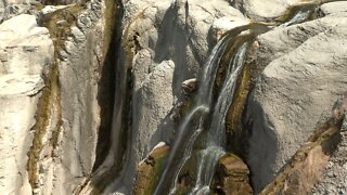Warmer spring causing drought at Shoshone Falls