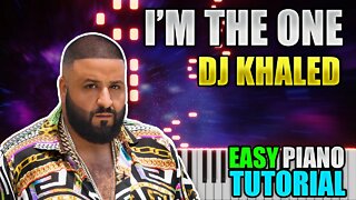 I'm The One - Dj Khaled | Easy Piano Lesson