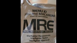MRE Menu # 10 Chili with Macaroni