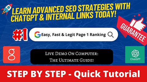 🔍 Mastering On-Page SEO: The Ultimate Guide to Ranking on Google's 1st Page!