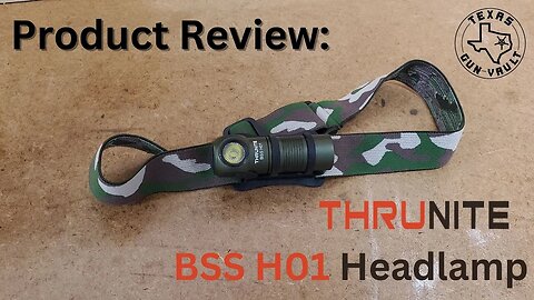 Product Review: Thrunite BSS HO1 Headlamp