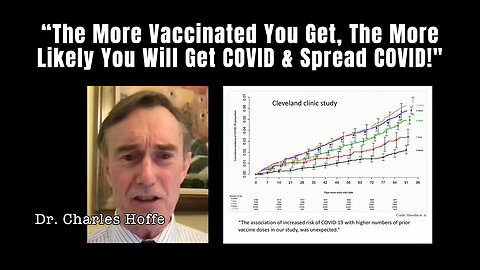 Dr. Charles Hoffe: "The More Vaccinated You Get, The More Likely You Will Get COVID & Spread COVID!"