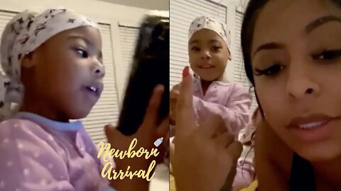 Alexis Skyy's Daughter Alaiya Wants Mommy's Passcode! 📱