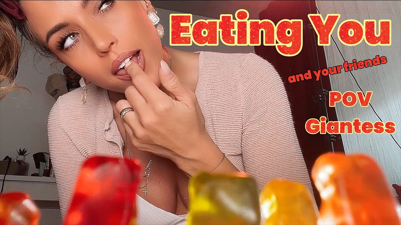 #ASMR Gina Carla 🤭 Let Me Eat YOU! POV Giantess!